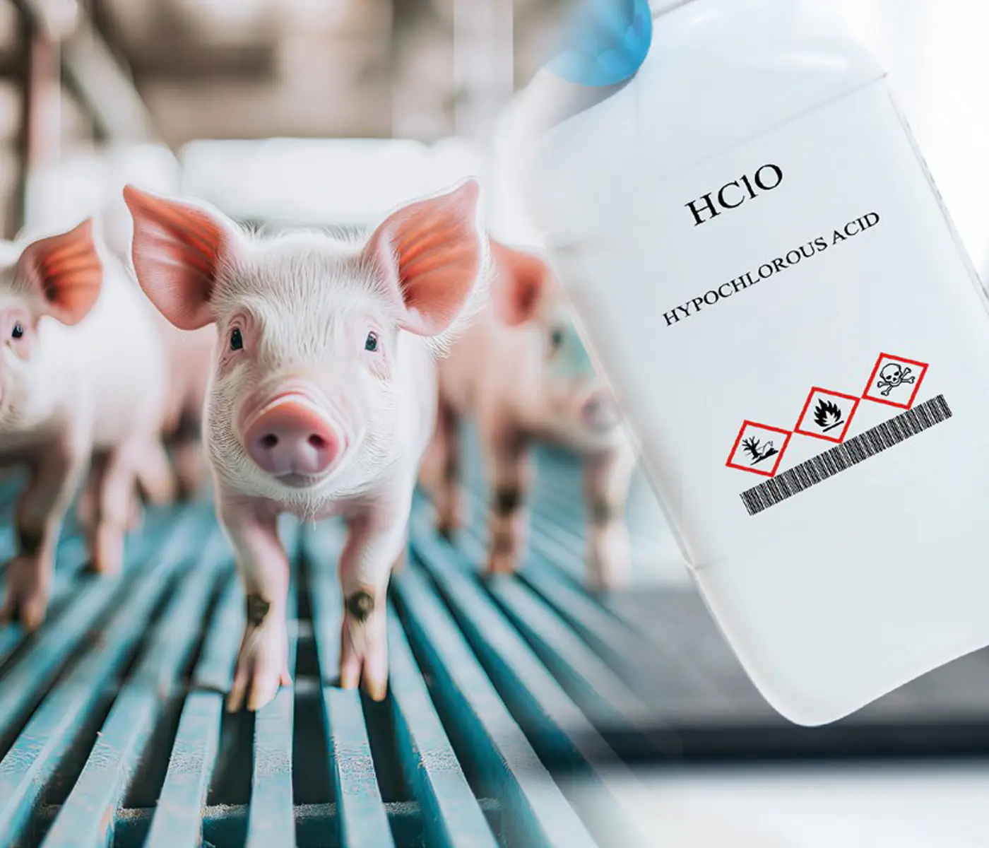 Control de la diarrea postdestete por E. coli en lechones con ácido hipocloroso